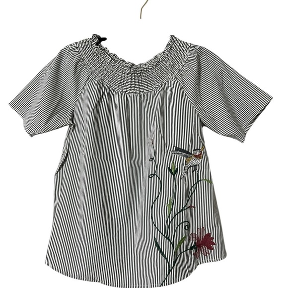 Tops - Women’s Shirt, Embroidered- Lightweight